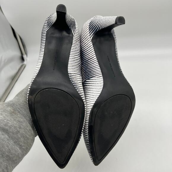 Lori Goldstein Collection Novelty Pumps Size 11 M Zebra Print Leather - Picture 3 of 9